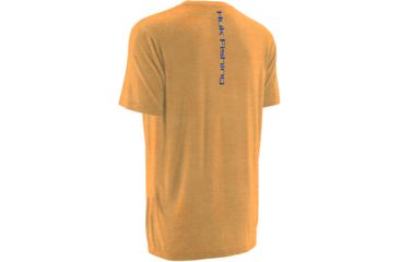 Image of HUK Mens Logo Tee, Heather Orange H1000091HOGS