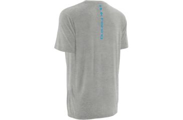 Image of HUK Mens Logo Tee, True Grey Heather H1000091TGHS