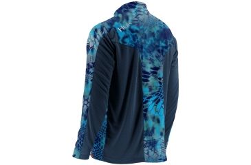 Image of HUK Mens Trophy Kryptek 1/4 Zip, Kryptek Pontus H1200081PONXL