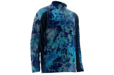 Image of HUK Mens Trophy Kryptek 1/4 Zip, Kryptek Pontus H1200081PONXL