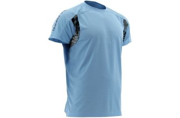 Image of HUK Mens Trophy Short Sleeve Tee, Carolina Blue H1200076CBLS