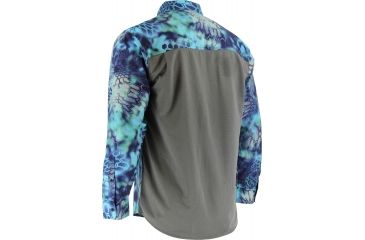 Image of HUK Performance Fishing Mens Kryptek Phenom Long Sleeve Shirt, Kryptek Pontus, H1500021PONXXXL