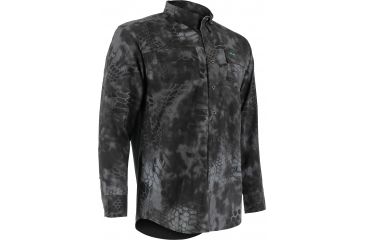 Image of HUK Performance Fishing Mens Kryptek Phenom Long Sleeve Shirt, Kryptek Typhon, H1500021TYNXXXL