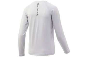 Image of HUK Performance Fishing Americana Fill Pursuit Long Sleeve Tee - Youth, White, Large, H7120021-100-YL