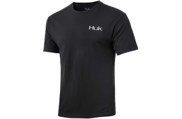 Image of HUK Performance Fishing Bass Camp Short Sleeve Tee - Mens, Black, Small, H1000237-001-S
