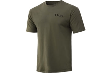 Image of HUK Performance Fishing Bass Camp Short Sleeve Tee - Mens, Deep Lichen Green, Small, H1000237-342-S
