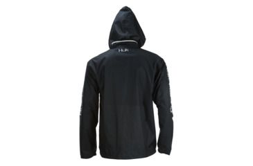 Image of HUK Performance Fishing Breaker Shell Jacket - Men's, Black/White, Medium, H4000023-001-M