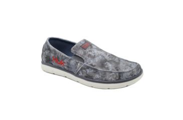 Image of HUK Performance Fishing BREWSTER Casual, Deck Shoe - Mens, Glacier/White, 11, H8012000-095-11