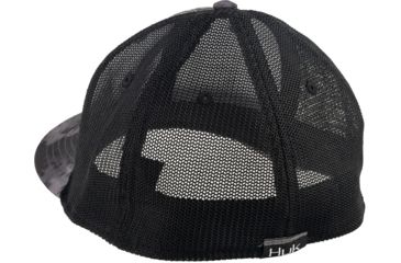 Image of HUK Performance Fishing Camo Trucker Stretch Headwear, Cap - Men's, Night Vision, Medium - Large, H3000186-075-ML