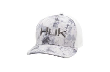 Image of HUK Performance Fishing Camo Trucker Stretch Headwear, Cap - Men's, Sub Zero, Large - Extra Large, H3000186-185-LXL
