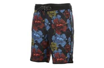 Image of HUK Performance Fishing Classic 20in Boardshort Bottoms, Board short - Men's, Red Black Floral, 30in, H2000062-002-30