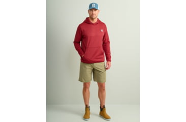 Image of HUK Performance Fishing Cold Front Hoodie - Mens, Scrlt Blz Hthr, Extra Large, H1300093-622-XL