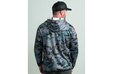 Image of HUK Performance Fishing Cold Front KC Printed Hoodie - Mens, Night Owl, Small, H1300101-016-S