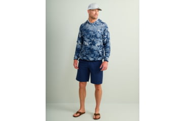 Image of HUK Performance Fishing Cold Front KC Printed Hoodie - Mens, Quiet Harbor, 3XL, H1300101-445-XXXL