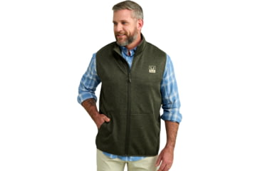 Image of HUK Performance Fishing Cold Front Vest - Mens, Cyprs Lnd Hthr, 2XL, H1300099-378-XXL
