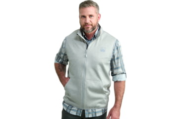 Image of HUK Performance Fishing Cold Front Vest - Mens, Harbormist Hthr, Small, H1300099-054-S
