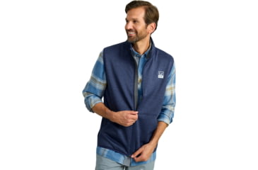 Image of HUK Performance Fishing Cold Front Vest - Mens, Nvl Aca Hthr, 2XL, H1300099-464-XXL