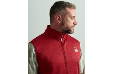 Image of HUK Performance Fishing Cold Front Vest - Mens, Scrlt Blz Hthr, Extra Large, H1300099-622-XL