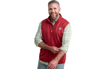 Image of HUK Performance Fishing Cold Front Vest - Mens, Scrlt Blz Hthr, Extra Large, H1300099-622-XL