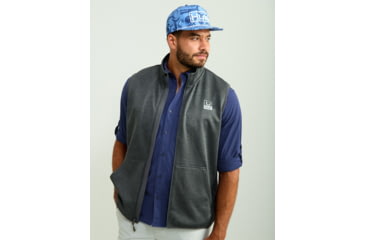 Image of HUK Performance Fishing Cold Front Vest - Mens, Volc Ash Hthr, Small, H1300099-015-S