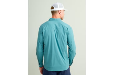 Image of HUK Performance Fishing Creekbed Long Sleeve Shirt - Mens, Storm Blue, 2XL, H1500184-394-XXL