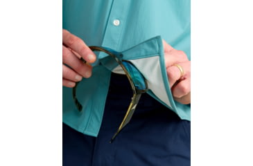 Image of HUK Performance Fishing Creekbed Long Sleeve Shirt - Mens, Storm Blue, 2XL, H1500184-394-XXL