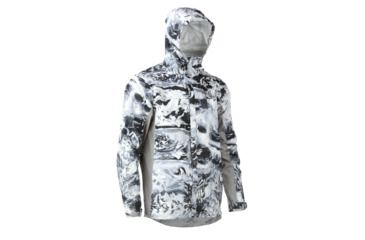 Image of HUK Performance Fishing CYA Camo Packable Rain Jacket - Men's, Hydro Ice, 2XL, H4000018-118-XXL