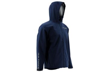 Image of HUK Performance Fishing Packable Rain Jacket - Men's, Navy, Large, H4000015-410-L