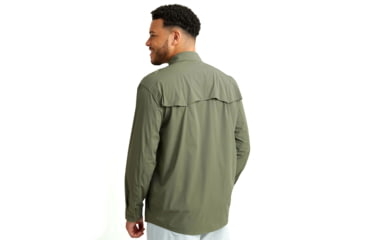 Image of HUK Performance Fishing Diamond Back LS Shirt - Mens, Moss, Large, H1500182-316-L