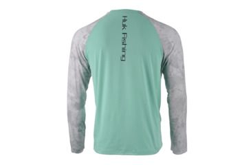Image of HUK Performance Fishing Fishing Long Sleeve Double Header Top - Men's, Julep, Large, H1200136-345-L