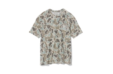 Image of HUK Performance Fishing Drift Graphic Kc Print Shirt -Mens, Short Sleeve, Volcanic Ash, Extra Large, H1200717-013-XL