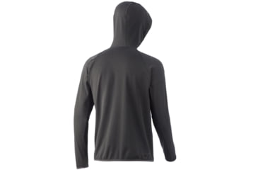 Image of HUK Performance Fishing Fin Hoodie - Mens, Iron Heather, 2XL, H1300060-014-XXL