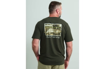 Image of HUK Performance Fishing Fish Story Tee - Mens, Cypress Landing, Large, H1000526-377-L
