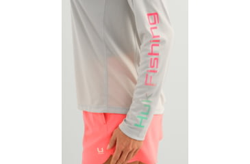 Image of HUK Performance Fishing Fishing Pursuit Shirt - Womens, Harbor Mist2, Large, H6120109-035-L