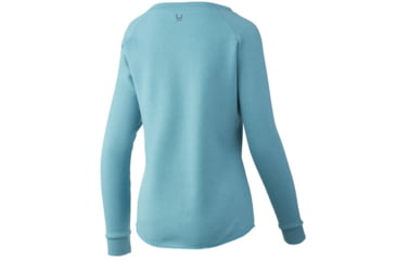 Image of HUK Performance Fishing Folly Crew - Women's, Small, Porcelain Blue Heather, H6130016-477-S