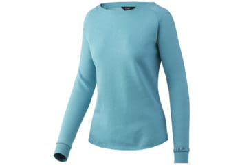 Image of HUK Performance Fishing Folly Crew - Women's, Small, Porcelain Blue Heather, H6130016-477-S