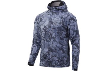 Image of HUK Performance Fishing Gunwale Camo Rain Jacket - Mens, Erie, Extra Large, H4000073-037-XL