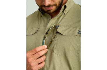 Image of HUK Performance Fishing Hawser Heather Flannel - Mens, Overland Hthr, 3XL, H1500208-368-XXXL