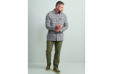 Image of HUK Performance Fishing Hawser Plaid Flannel - Mens, Night Owl, Medium, H1500209-016-M