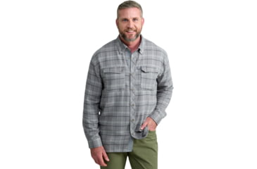 Image of HUK Performance Fishing Hawser Plaid Flannel - Mens, Night Owl, Medium, H1500209-016-M