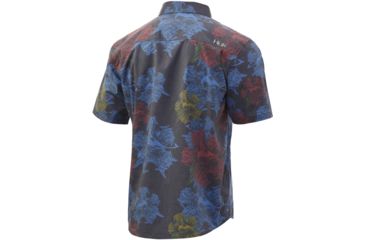 Image of HUK Performance Fishing Huk Kona Woven Short Sleeve Button Up - Mens, Black, Medium, H1500077-001-M