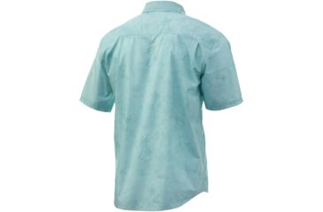 Image of HUK Performance Fishing Huk Kona Woven Short Sleeve Button Up - Mens, Seafoam, Large, H1500077-350-L