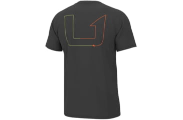 Image of HUK Performance Fishing Fly Line Short Sleeve Shirt - Men's, Volcanic Ash, Medium, H1000418-013-M