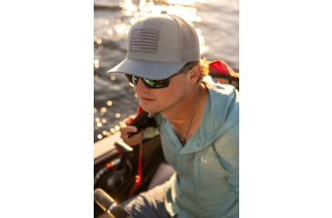 Image of HUK Performance Fishing And Bars Trucker Hat - Mens