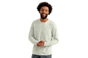 Image of HUK Performance Fishing Drift Printed Long Sleeve Crew - Mens