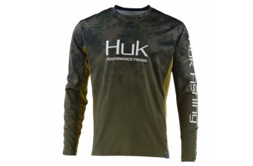 Image of HUK Performance Fishing Icon Camo 1/4 Zip Tops - Men's, Southern Tier, 2XL, H1200147-385-XXL