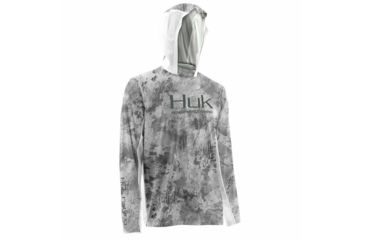 Image of HUK Performance Fishing Icon X Camo Hoodie - Men's, Sub Zero, Large, H1200153-185-L