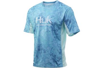 Image of HUK Performance Fishing Icon Camo Short Sleeve Tee - Mens, Boca Grande, Large, H1200149-446-L