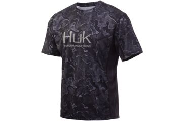 Image of HUK Performance Fishing Icon Camo Short Sleeve Tee - Mens, Hannibal Bank, Medium, H1200149-007-M