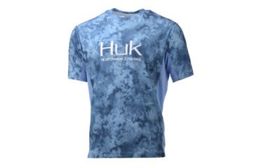 Image of HUK Performance Fishing Icon Camo SS Tops, Short Sleeve - Mens, Flow, 2XL, H1200149-455-XXL